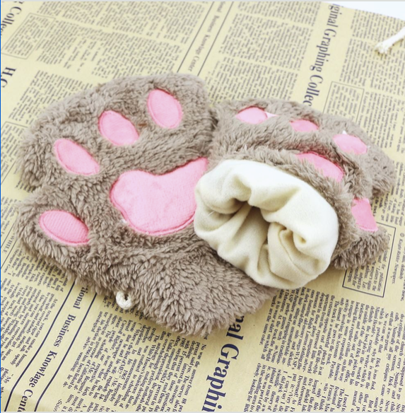 Plush Paw Mittens