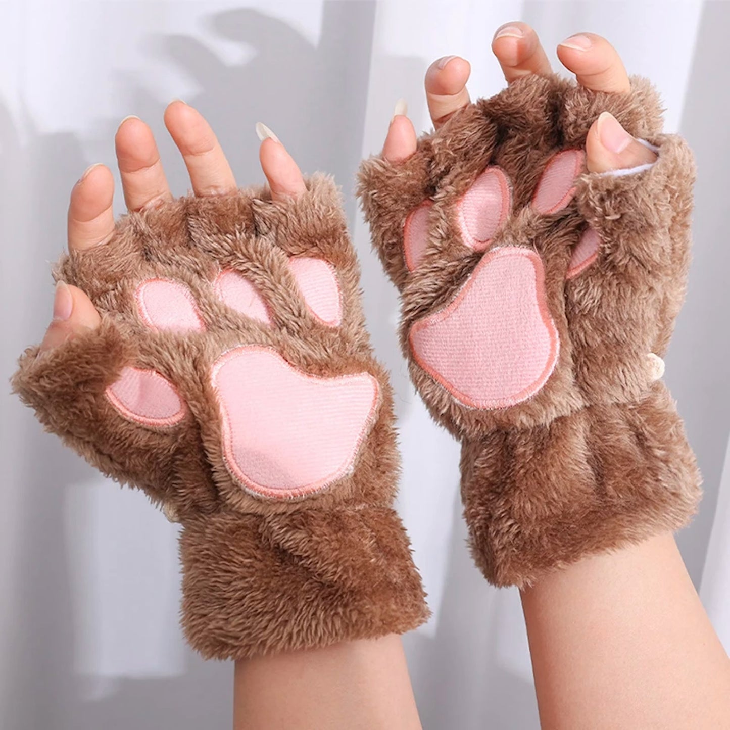 Plush Paw Mittens