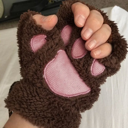 Plush Paw Mittens